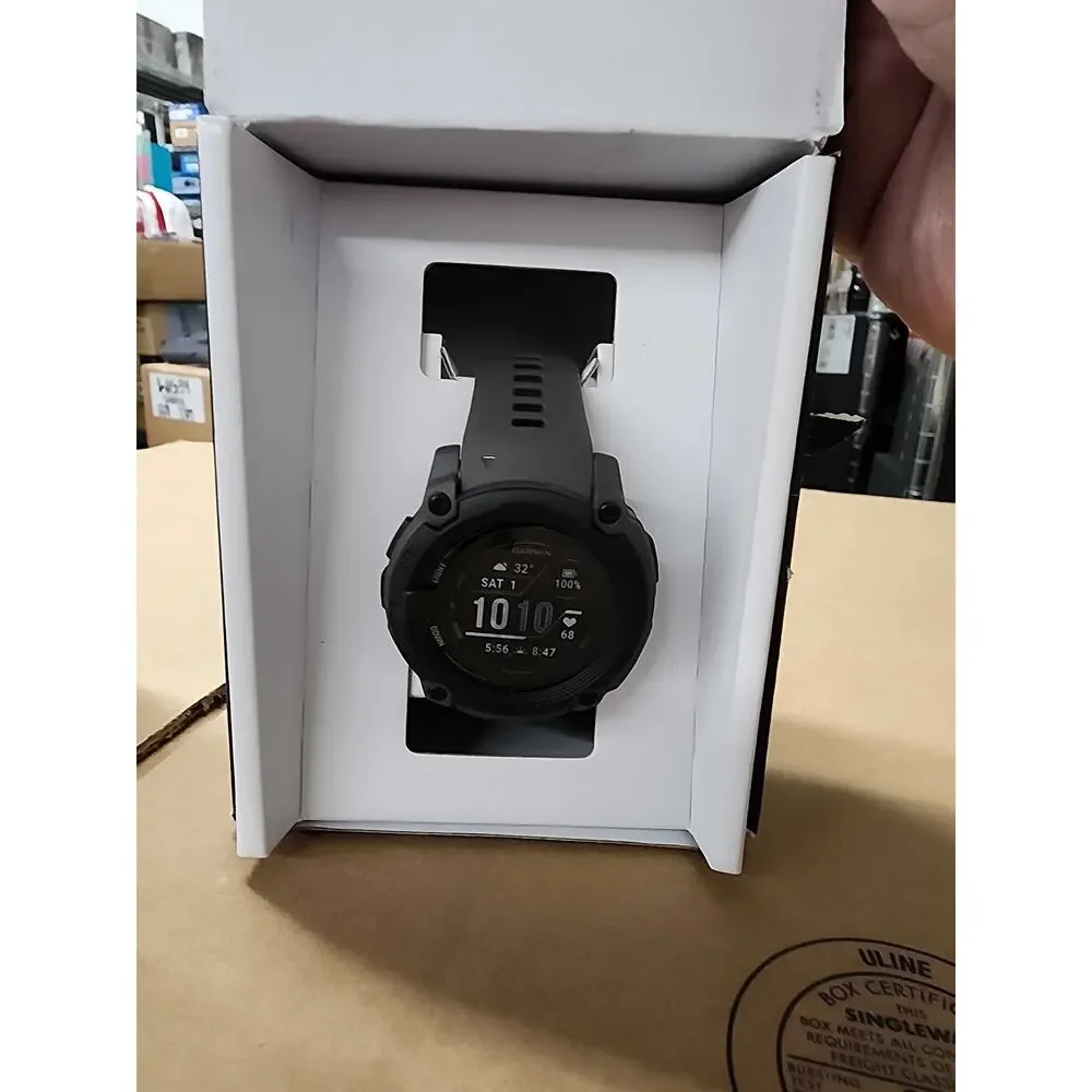 NWT Garmin Unisex Instinct E 40mm Rugged GPS Smartwatch Charcoal 16 Day Battery
